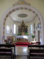 Foto von der Kirche Motzenhofen (Innenansicht)