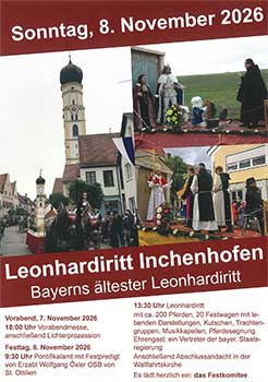 Leonhardiritt am 08. November 2026