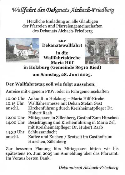 Dekanatswallfahrt